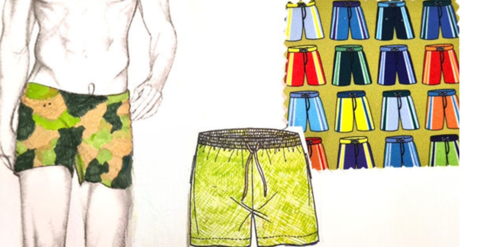 figurino uomo costumi bagno